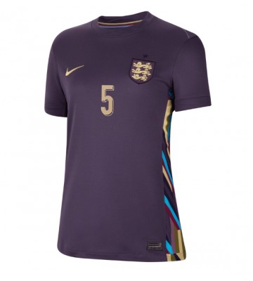 England John Stones #5 Udebanetrøje Dame EM 2024 Kortærmet